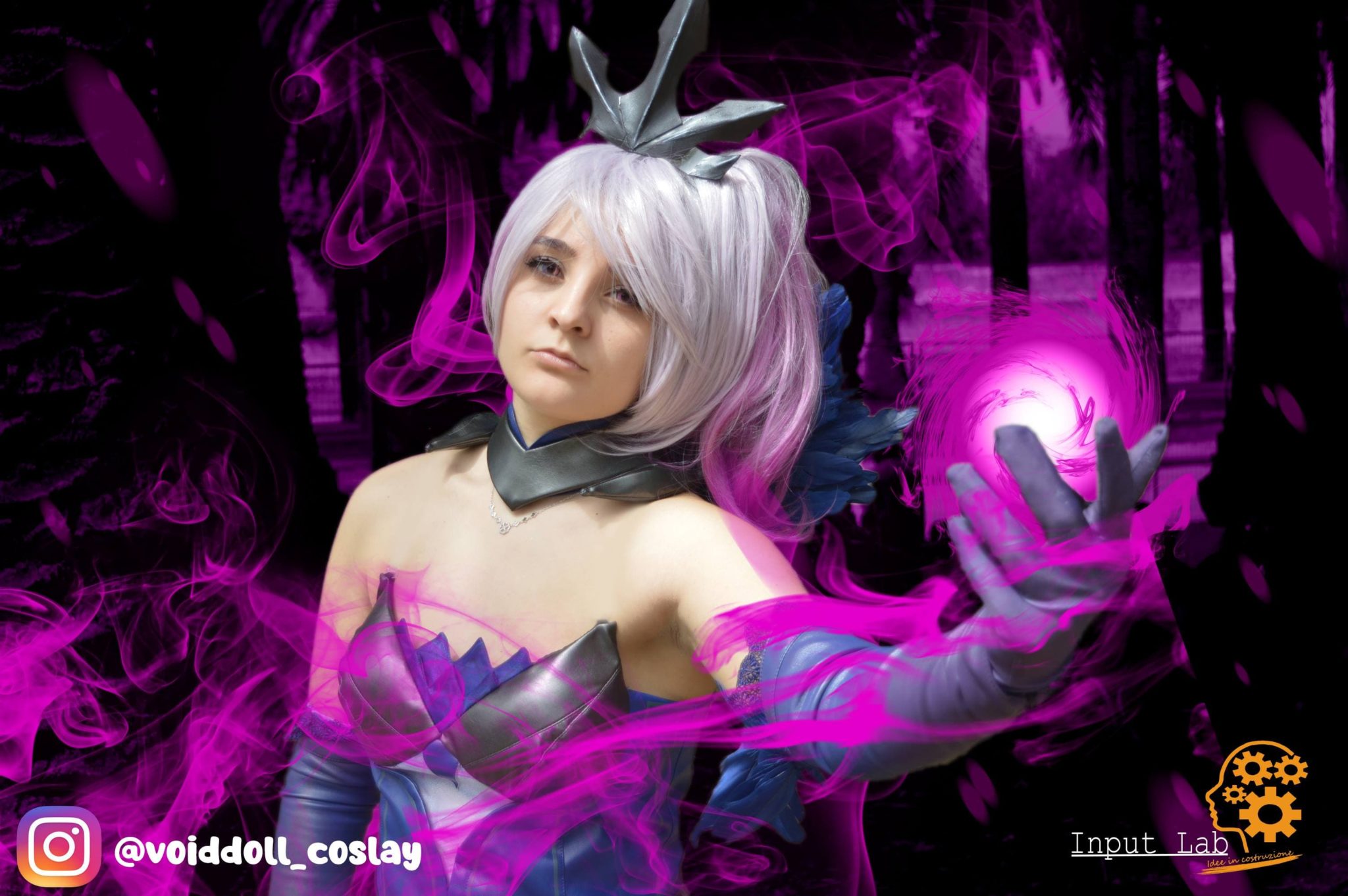 Dark Elementalist Lux da League of Legends - Void Doll Cosplay